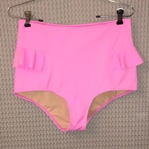 Kortni Jean Hip Ruffle Bottoms Large Poppin’ Pink